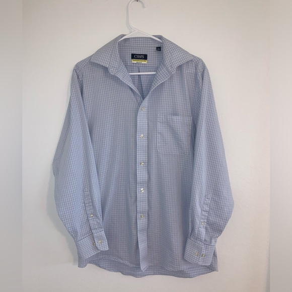 Chaps Regular Fit Comfort Stretch Button Down Men’s Shirt - Picture 9 of 15